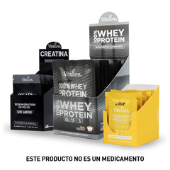 Combo On-The-Go: Sobres Whey Protein + Creatina + Colágeno Hidrolizado