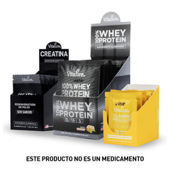 Combo On-The-Go: Sobres Whey Protein + Creatina + Colágeno Hidrolizado