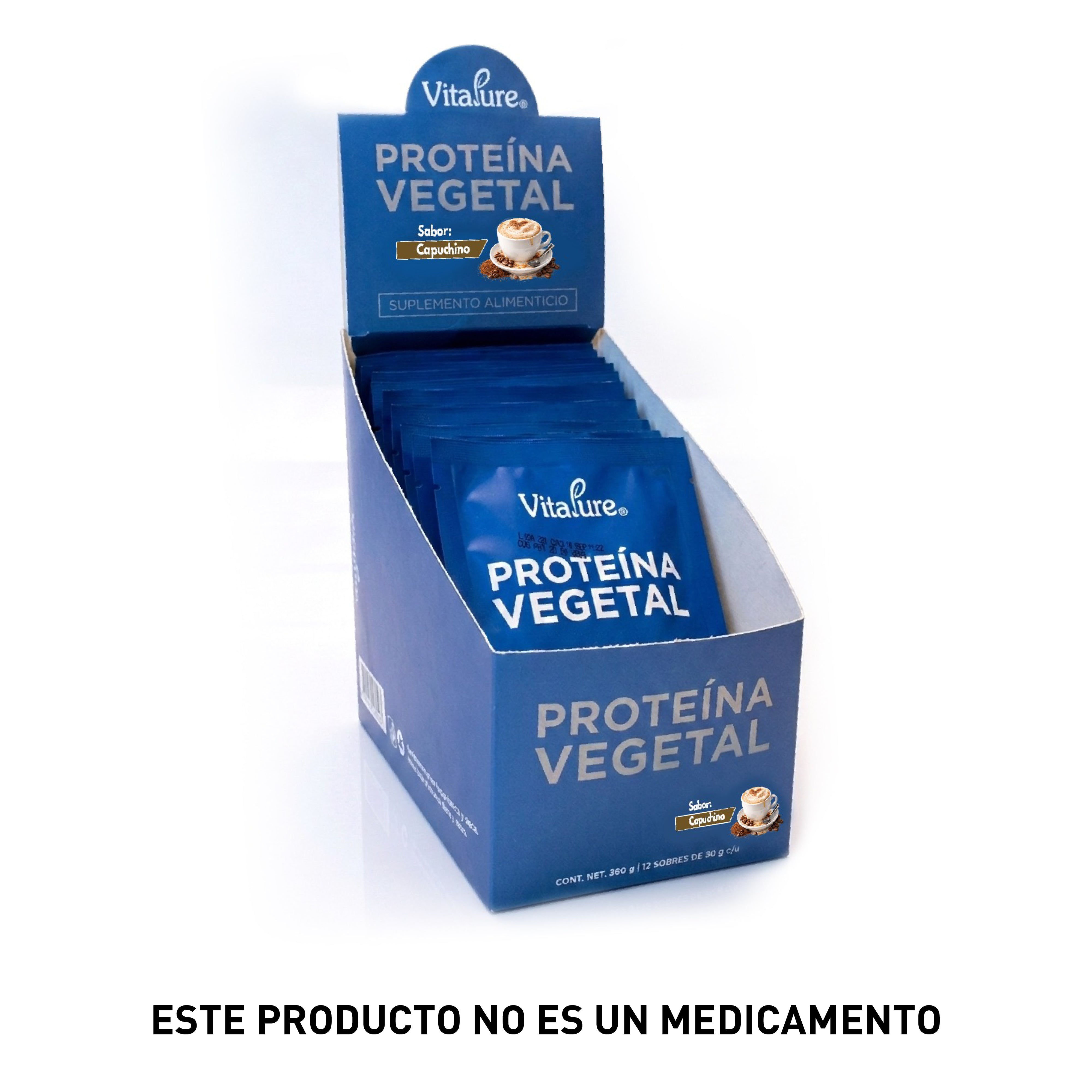 Proteína Vegetal Premium (Caja con 12 Sobres)