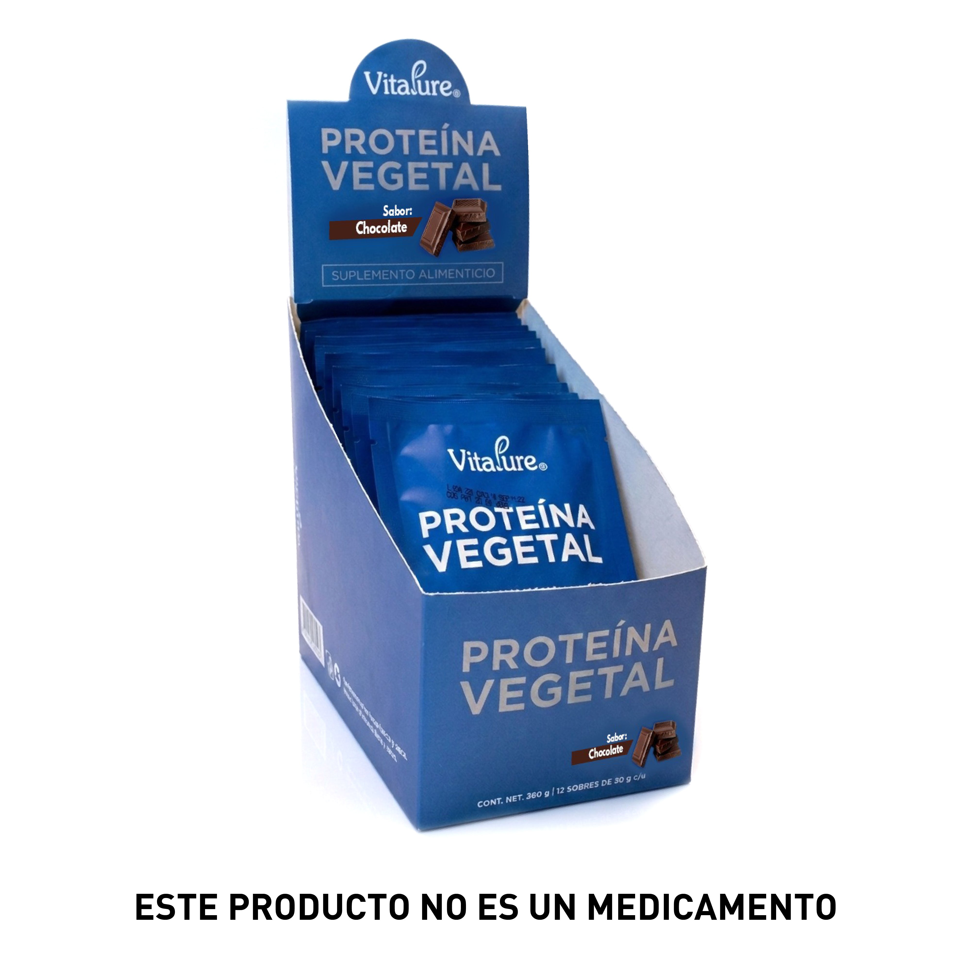 Proteína Vegetal Premium (Caja con 12 Sobres)