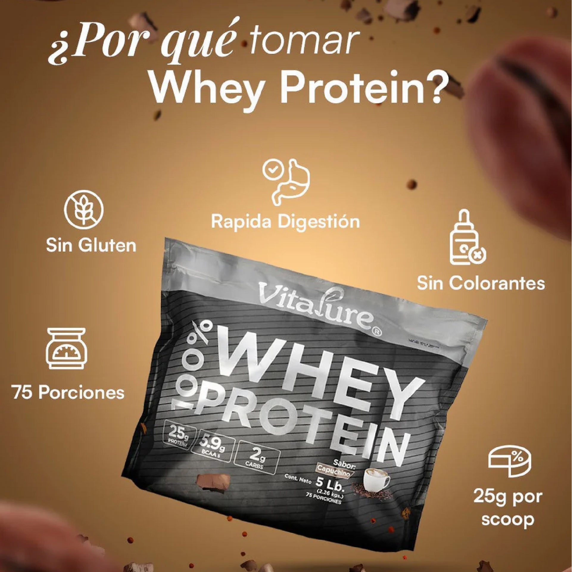 Whey Protein: 5Lb/2.26 Kg