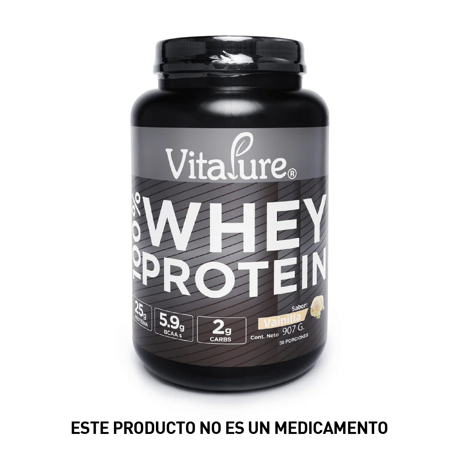 Whey Protein: 907g